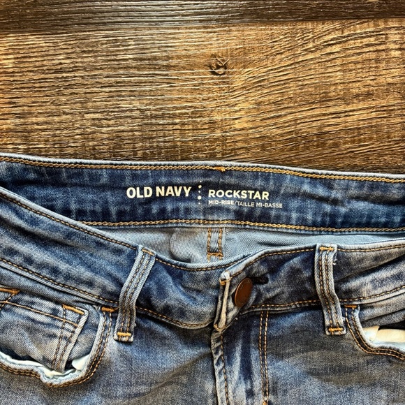Old Navy Blue Skinny Jeans Classic Fit - Picture 3 of 4